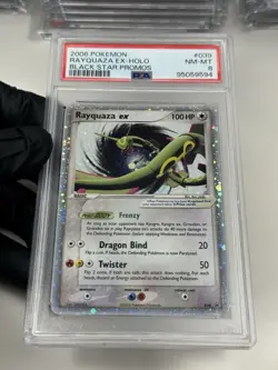 Psa 8 Rayquaza Holo EX #039 Black Star Promo Pokemon 2006 mint Condition!! - Image 2