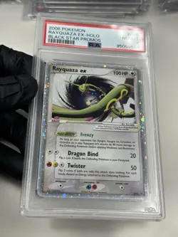 Psa 8 Rayquaza Holo EX #039 Black Star Promo Pokemon 2006 mint Condition!! - Image 3