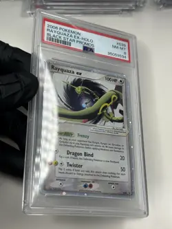 Psa 8 Rayquaza Holo EX #039 Black Star Promo Pokemon 2006 mint Condition!! - Image 4