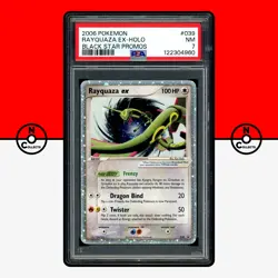Pokemon PSA 7 Rayquaza ex Holo 039 Black Star Promo 2006 - Image 1