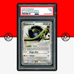 Pokemon PSA 7 Rayquaza ex Holo 039 Black Star Promo 2006 - Image 1