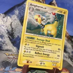 Ampharos - 1/127 Pokemon Platinum - Holo ⚡LP- / MP - Image 3
