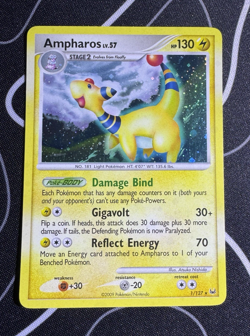 Ampharos (1/127) Pokemon Platinum - Holo Rare - LP condition - Image 1