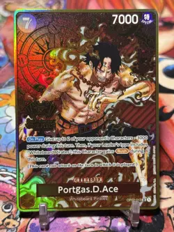 PORTGAS D ACE - One Piece OP02-013 - PROMO Japanese Version 2nd Anniversary Set - Image 1