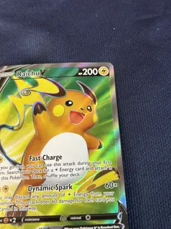 Raichu V (Full Art) 158/172 Swsh09: Brilliant Stars Holo near mint pokemon - Image 3
