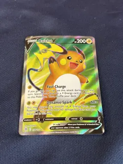 Raichu V (Full Art) 158/172 Swsh09: Brilliant Stars Holo near mint pokemon - Image 4