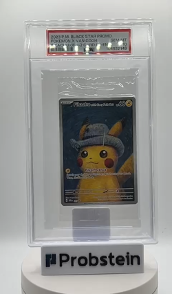 Pokemon Pikachu With Grey Felt Hat Van Gogh 085 Graded Sealed Promo PSA 10 - Image 2