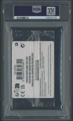 Pokemon Pikachu With Grey Felt Hat Van Gogh 085 Graded Sealed Promo PSA 10 - Image 3