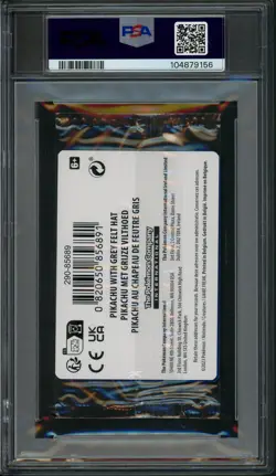 #1 Pokemon Pikachu with Grey Felt hat Van Gogh 085 Graded Sealed Promo PSA 10 - Image 2