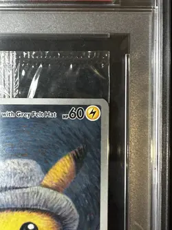 2023 Pokemon x Van Gogh Pikachu with Grey Felt Hat Promo Sealed Pack PSA 10 - Image 4