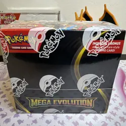 Pokemon TCG Mega Evolution Enhanced Booster Display Box - 36 Packs & Box Topper - Image 1