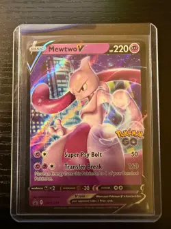 SWSH: Sword & Shield Promo Cards #SWSH223 Mewtwo V Holo NM - Image 1