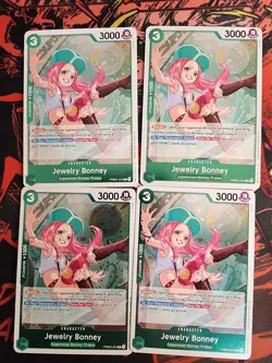 One Piece PRB02 Jewelry Bonney Playset PRB02-004 4 Card Set Best Vol.2 - Image 1