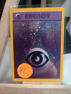 PSYCHIC ENERGY Pokemon Card- HOLO # 1 - Image 1