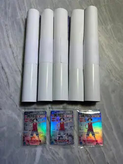 One Piece Monkey.D.Luffy SEALED US Voyage College Basketball Card + Poster Jan27 - Image 3