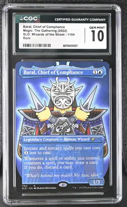 BARAL, CHIEF OF COMPLIANCE Secret Lair Wizards of the Street CGC 10 MTG - Image 1