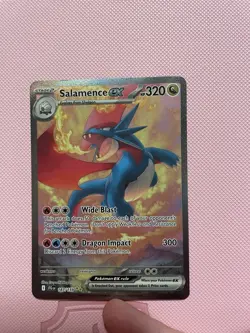 Pokemon TCG Salamence EX Journey Together Special Illustration Rare Card 187/159 - Image 2