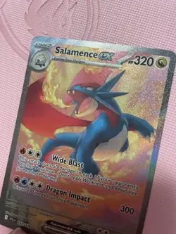 Pokemon TCG Salamence EX Journey Together Special Illustration Rare Card 187/159 - Image 5