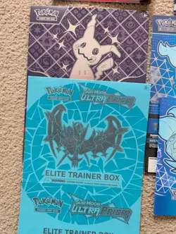 Pokemon TCG Elite Trainer Box Covers And Player Guides Lot - Image 4