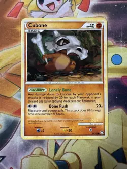 Pokemon Card Cubone Triumphant Common 60/102 Near Mint - Image 1