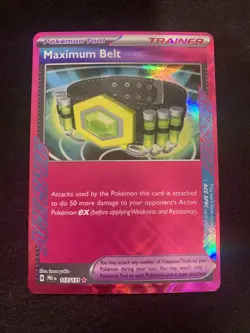 Pokemon TCG - Maximum Belt - Prismatic Evolutions 117/131 - Spec Ace Holo - Image 1