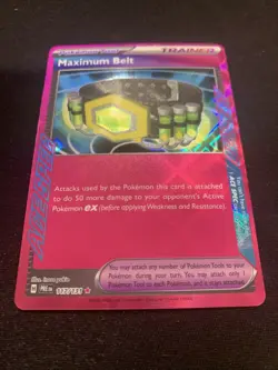 Pokemon TCG - Maximum Belt - Prismatic Evolutions 117/131 - Spec Ace Holo - Image 2