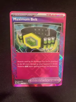 Pokemon TCG - Maximum Belt - Prismatic Evolutions 117/131 - Spec Ace Holo - Image 3