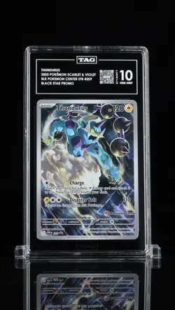 TAG 10 THUNDURUS #209 POKEMON CENTER PROMO BLACK BOLT - Image 1