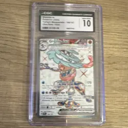 Pokemon Greninja Illustration Rare Full Art 198/167 Twilight Masquerade CGC 10 - Image 1
