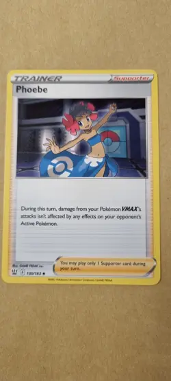 Phoebe - Pokemon TCG - MP - Uncommon - Battle Styles - 130/163 - Image 1