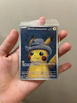 Pokemon TCG Pikachu with Grey Felt hat Van Gogh 085 Sealed Promo - Image 1