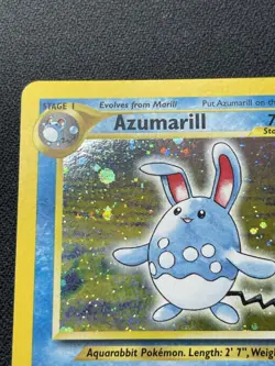 Pokemon Azumarill 2/111 Neo Genesis Holo Rare LP Swirl(s) - Image 2