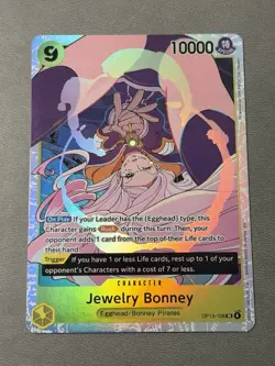 Jewelry Bonney (108) - Carrying On His Will (OP13) One Piece Card NM - Image 1