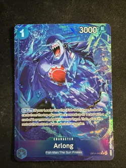 One Piece Arlong R (Alternate Art) OP14-042 The Azure Sea's Seven Foil - Image 1
