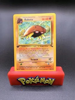 Kabuto 1st Edition Fossil Set Pokemon WOTC TCG Common Card #50/62 Pack Fresh NM - Image 1