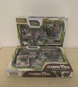 Pokemon TCG Kleavor VSTAR Premium Collection Box Lot of 2 - Image 1