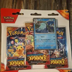 Pokemon TCG Surging Sparks 3 Pack Blister - Zapdos Quagsire Promo - Lot of 2 - Image 3