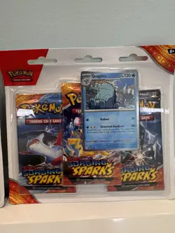 Pokemon TCG: Surging Sparks 3 Pack Blister Zapdos Quagsire Promo Lot of 2 Sealed - Image 3