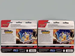 Pokemon TCG: Surging Sparks 3 Pack Blister Zapdos Quagsire Promo Lot of 2 Sealed - Image 4
