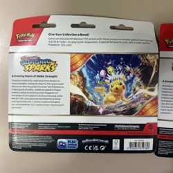Pokemon TCG Surging Sparks 3 Pack Blister - Zapdos Quagsire Promo - Lot of 2 - Image 5