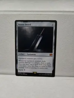 Magic the Gathering Final Fantasy Buster Sword Regular M 0255 Non-Foil - Image 1