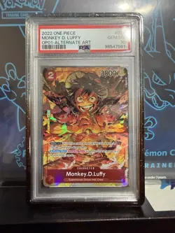 PSA 10 Monkey.D.Luffy (024) (Parallel) OP01-024 Romance Dawn Foil - MINT 10 - Image 1