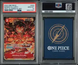 PSA 10 Monkey.D.Luffy (024) (Parallel) OP01-024 Romance Dawn Foil - MINT 10 - Image 3