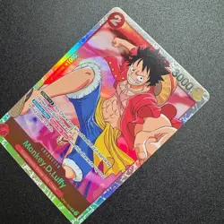 ONE PIECE Card Game Romance Dawn OP01-024 Monkey D Luffy Super Rare - Image 2