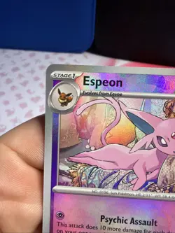 Espeon 033/131 Masterball Reverse Holo Prismatic Evolutions Pokemon TCG NM - Image 2