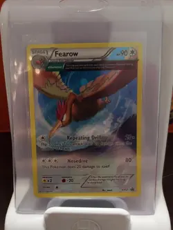 2015 Pokemon FEAROW Black Star Promo HOLO Foil Rare XY Series Set Card #XY57 - Image 1