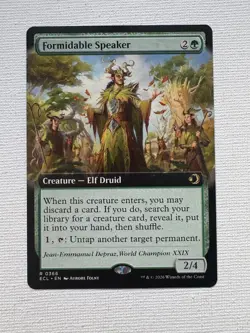 Formidable Speaker (Extended Art) Lorwyn Eclipsed Foil - Image 1