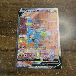 Machamp V 172/189 Astral Radiance Alternate Art Holo Pokemon Card NM - Image 1