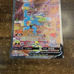 Machamp V 172/189 Astral Radiance Alternate Art Holo Pokemon Card NM - Image 3