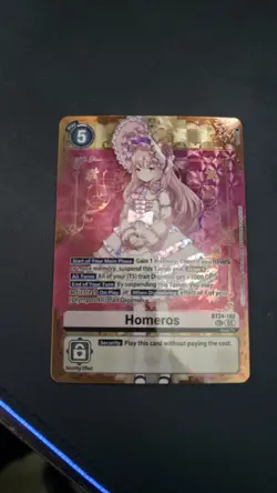 Digimon Card Game Homeros BT24-102 Time Stranger SEC Foil NM - Image 1